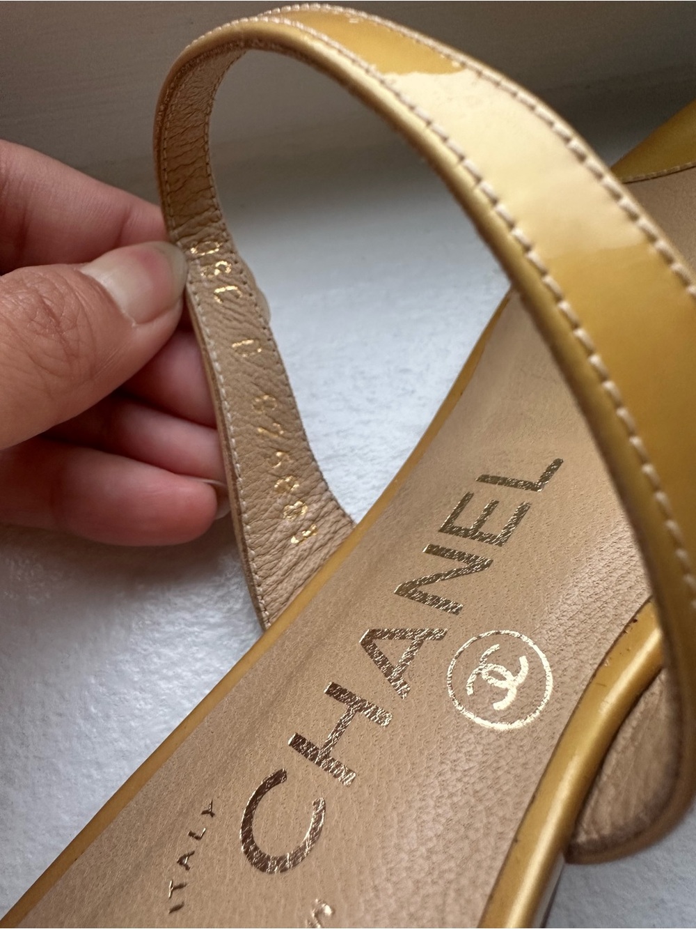 Chanel flat sandals cc logo - 38.5 - Picture 4 of 7